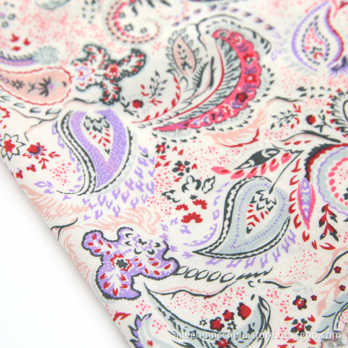 100% vävt rayon Challis-trycktyg